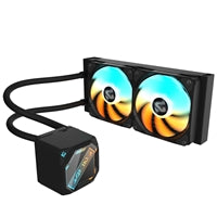 GIGABYTE Gaming 240mm AIO Liquid CPU Cooler ARGB Aluminum Black GIGABYTE Gaming 240mm AIO Liquid CPU Cooler ARGB Aluminum Black